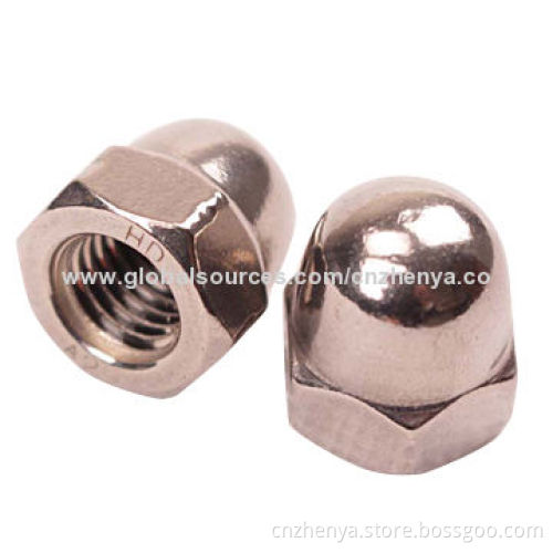 Construction Bolt Nuts with Washers, DIN315 Stainless Steel CapNew